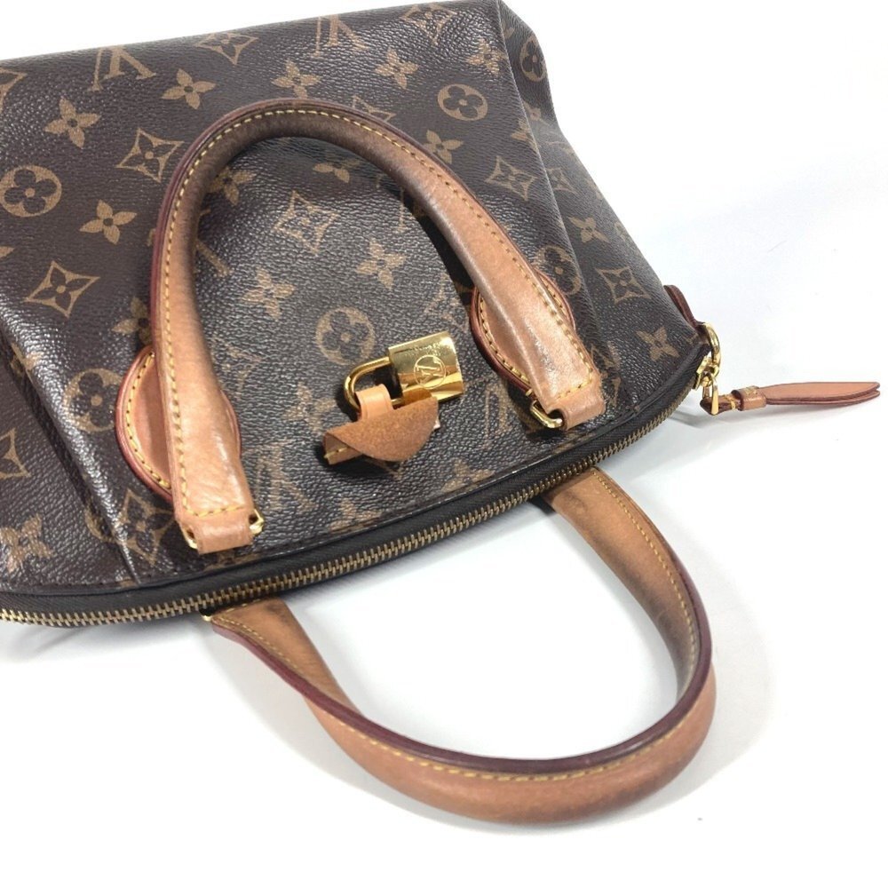 LOUIS VUITTON Authentic Brown Monogram Canvas Tote Bag - Picture 6 of 15
